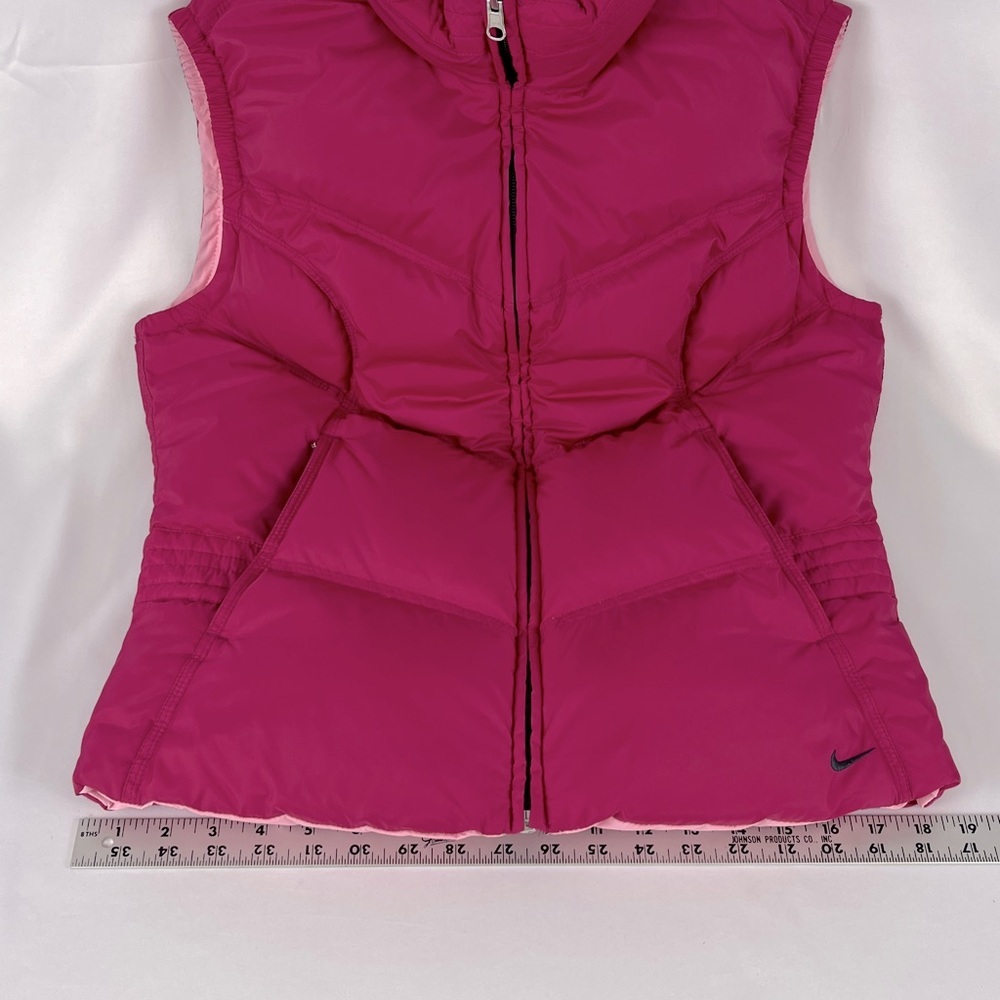 Nike Therma-FIT Puffer Vest Magenta/Light Pink Reversible Women’s Size Medium - Picture 13 of 16